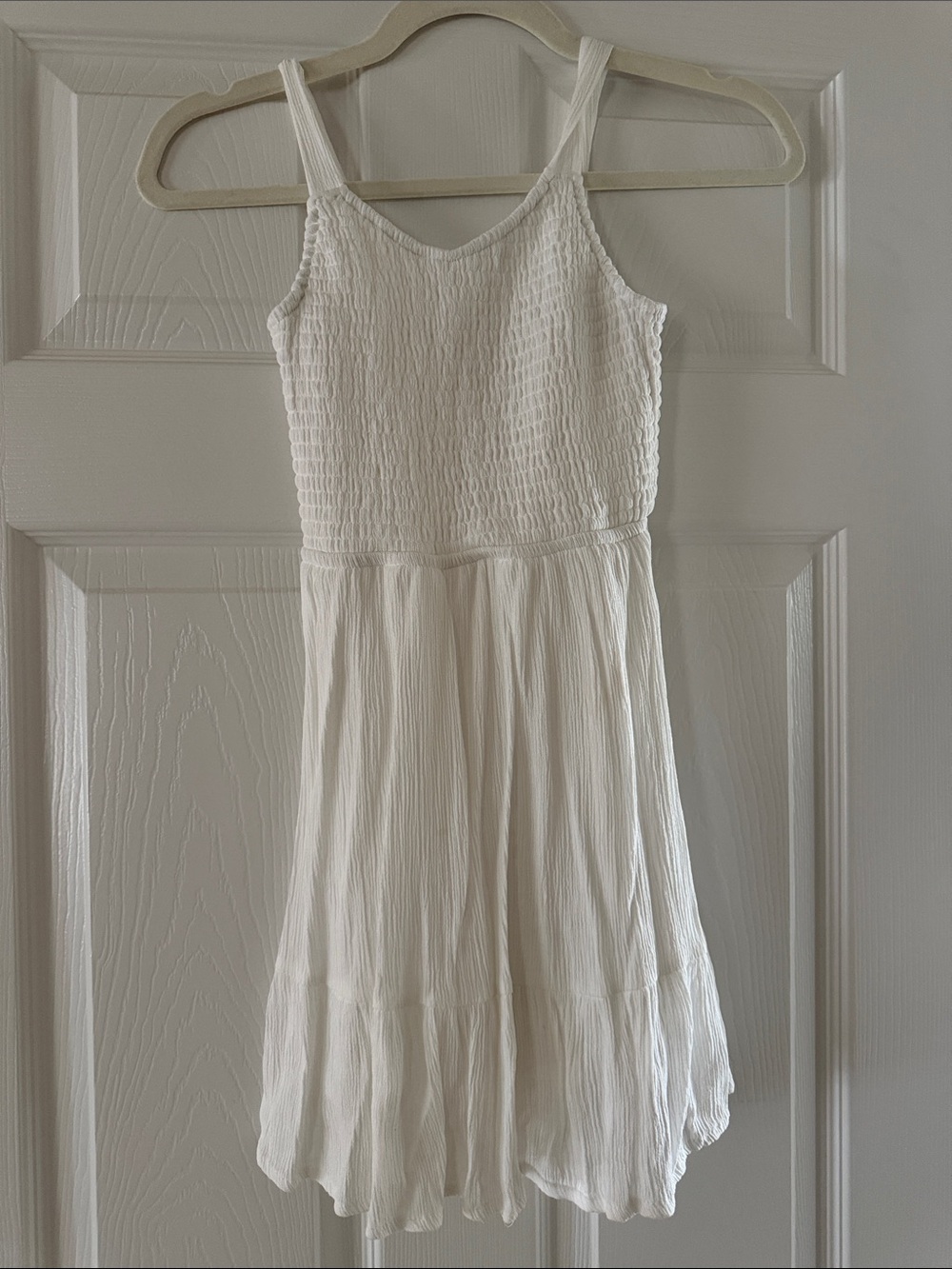 art class White Sleeveless Casual Girls Dress